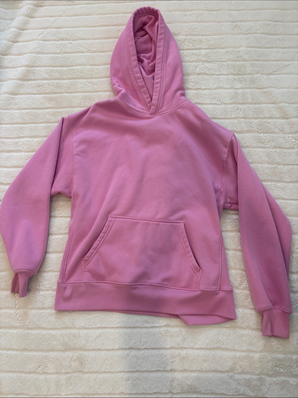 Pink Pullover Hoodie - Solid Bubblegum Pink